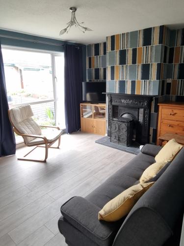 blue cottage in Ballycastle