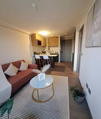 Depto. en condominio, con estacionamiento y wifi