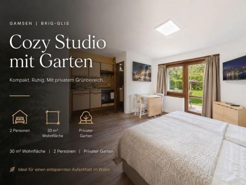 Cozy Studio with a Garden – khách sạn tại Glis