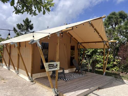 Comfortable Double Safari Tent Near Jonathan Dickinson State Park in Hobe Sound, FL
