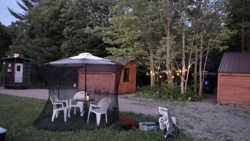. Cozy Off-Grid Cabins Near Kayaking & SpookyWoods Trail in Lincoln, Maine