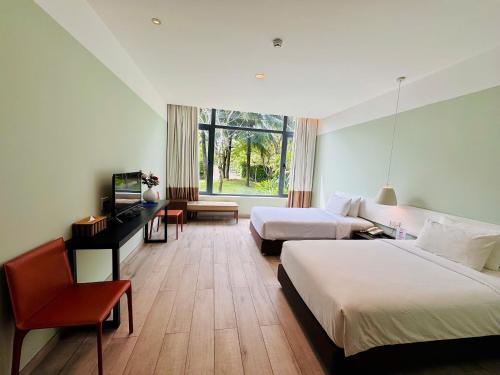 Hotel Sân Golf West Lakes - Khách sạn Hậu Nghĩa (Hotel San Golf West Lakes - Khach san Hau Nghia) in 古芝