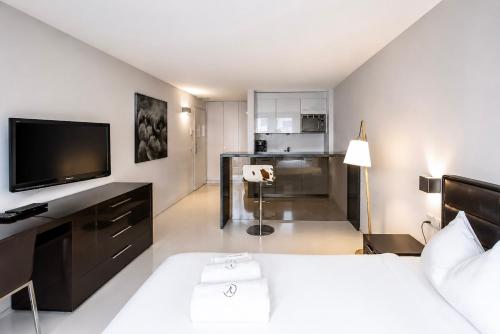 VISIONAPARTMENTS Binzmühlestrasse 46 - self check-in Room Type - Junior Studio with Balcony and Kitchenette