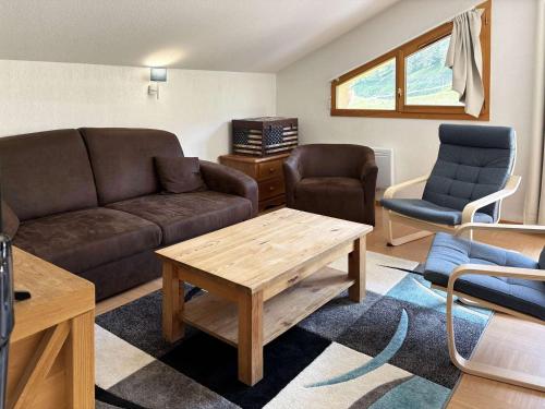 Appartement skis aux pieds Les Orres 1800, balcon - FR-1-322-702