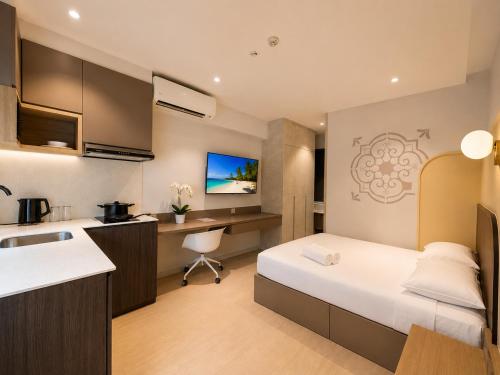 1 queen bed