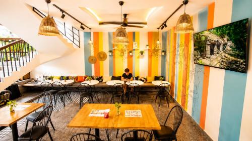 Ресторан, LOTUS SERENITY Hostel in Сиемреап