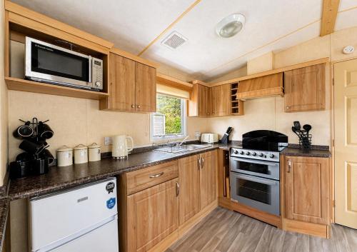 virtuve, Superb 8 Berth Dog Friendly Caravan To Hire In Norfolk Ref 10054B in Fritona