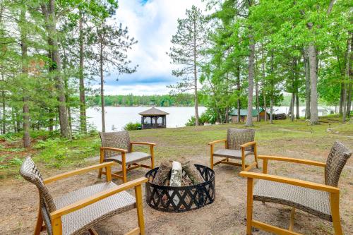 Waterfront Tee Lake Cabin: Dock, Fire Pit + More! in Lewiston (MI)