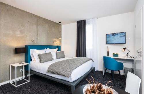 1 double bed