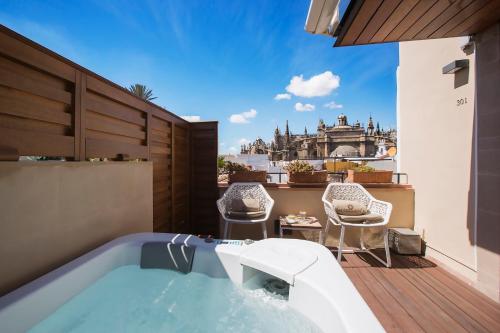 Habitación Deluxe con terraza y Jacuzzi® Hotel Casa 1800 Sevilla 13