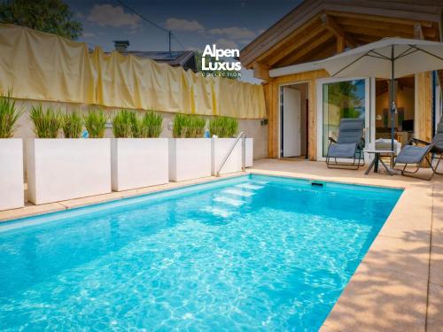Tyrolschalet LITTLE LUCK - Private Pool & Mountain View in Rofansiedlung, Österreich