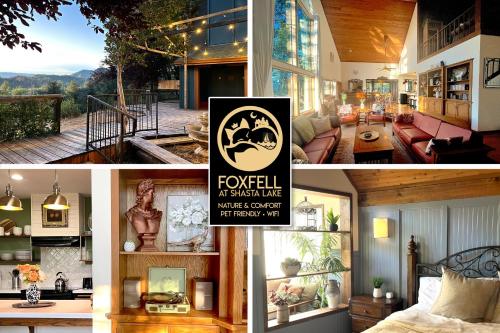 . Foxfell At Shasta Lake, A Pet-Friendly Vacation Home and 4-Acre Lake Retreat with Stunning 360 Nature Views