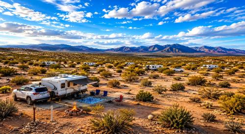 . RV Dry Camping Near Arizona Sand Dunes