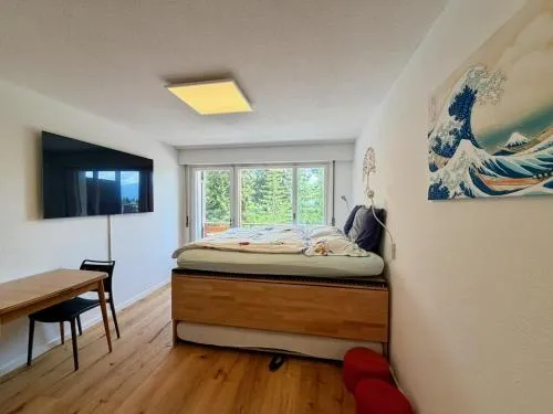 Studio Serenity, 4 min walk to center! in Crans-Montana, Schweiz