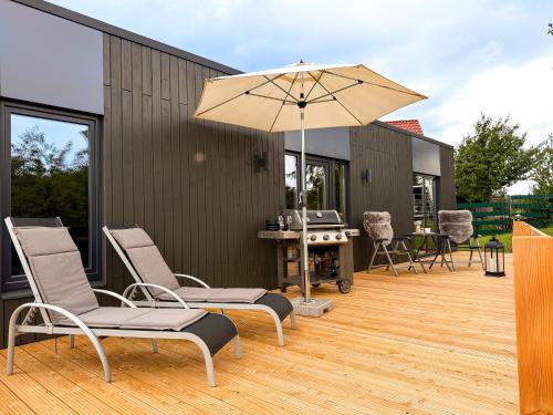 FewoCrew Devils Cabin Premium Tiny House nahe Teufelsmauer