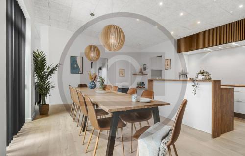 Kitchen, Luxurious Home In Hadsund With Sauna in Oster Hurup