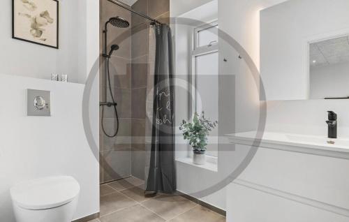 Bathroom, Luxurious Home In Hadsund With Sauna in Oster Hurup