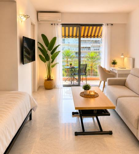 Le Refuge de Juan, Studio, 4P, AC, centre & plage