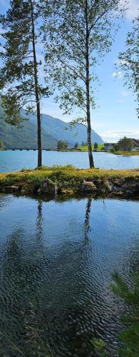 Modern lakefront apt with view - EV plug in Mindresunde
