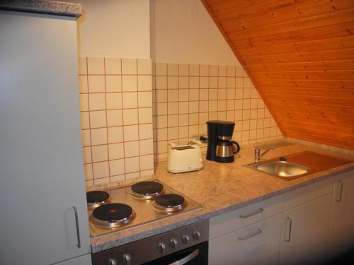 virtuve, Unsere kleine Ferienwohung in Georgenthal (Thuringia)