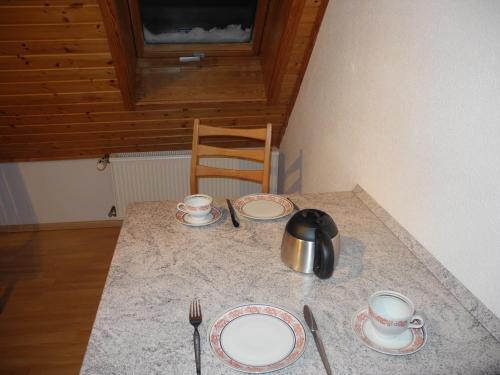 Viesnīcas āriene, Unsere kleine Ferienwohung in Georgenthal (Thuringia)