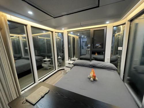 . Space Cabins in the Woods with Spa
