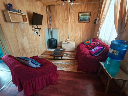 Koplietošanas atpūtas telpa ar TV, Cabaña Michito (Cabana Michito) in Caulin