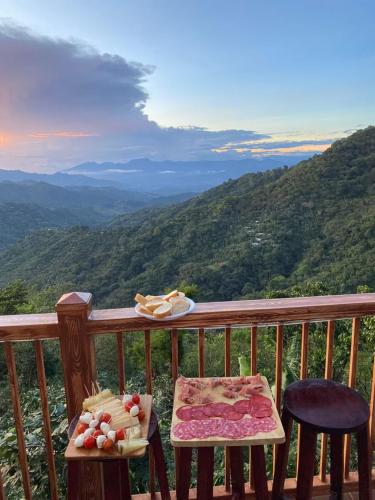 Ataco Cabin Views Breakfast and Coffee in Ataco