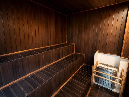 Sauna, Grand Hotel Guaruja - A sua Melhor Experiencia Beira Mar na Praia! in Guaruja