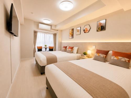 Hotel Arashi Nambaminami No003 Room Type - Queen Room with Two Queen Beds Hotel Arashi Nambaminami No003 Room Type - Queen Room with Two Queen Beds