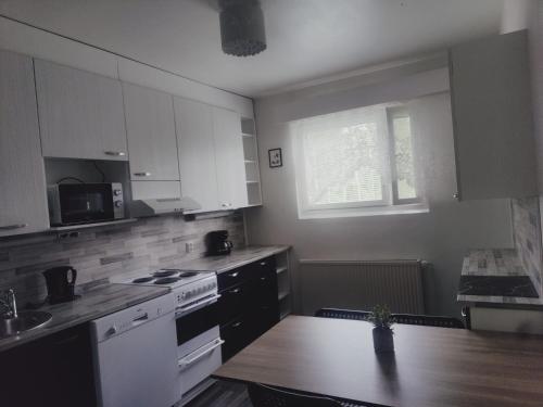 Küche, Cozy 1BR Apt in Sotkamo - Peaceful Forest Views in Sotkamo