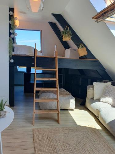 Studio sur le port avec vue exceptionnelle in Pont-Croix