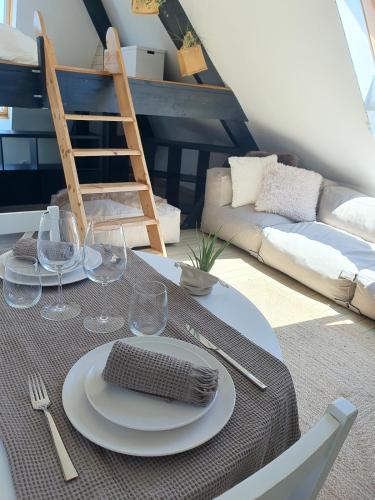 Studio sur le port avec vue exceptionnelle in Pont-Croix