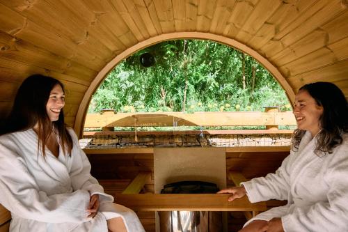 Sauna, Apartaments La Neu-Mountain Lodges & Restaurant in Lortsas