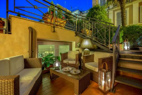 Balcony/terrace, Hotel Villa Glori in Flaminio and Parioli