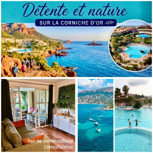 Appartement classé 4 étoiles Le Jardin sur la Mer PISCINES - – khách sạn tại Le Dramont