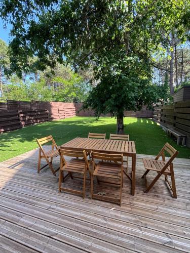 T3 avec jardin privé entre plages, forêt & golf
