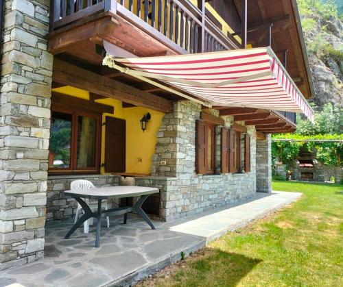 Balcony/terrace, La Betulla in Valpelline