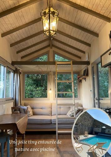 Jolie Tiny House sous les Grands Arbres gîte à louer Nuaillé