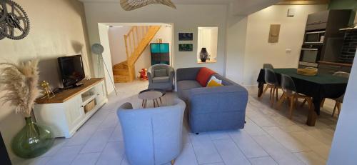 Maison climatisée, 3 chambres 8 personnes