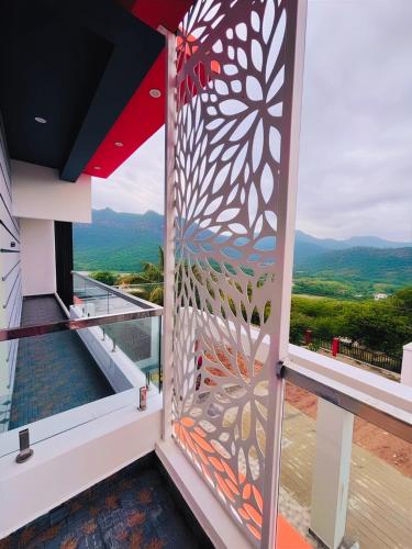 Erkély/terasz, Arunsha Residency in Tiruvannamalai