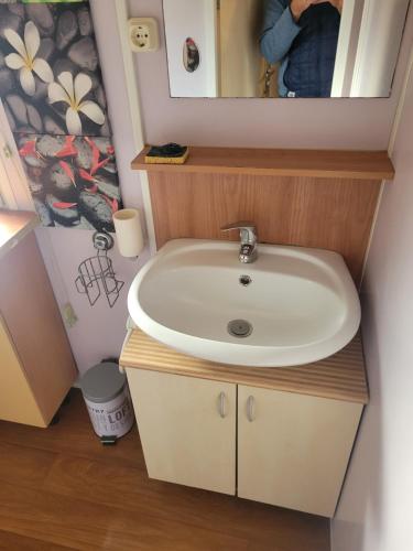 Bathroom, Mobil-home de charme in Anglefort