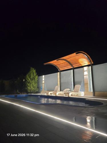 A-Frame chalet house at the Caspian Sea in Goradil