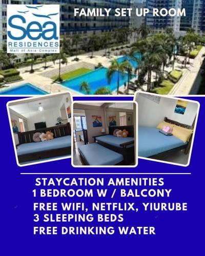 Staycation Infront of Moa, Near Arena, Smx, New Smx Cite, Dfa, Ayala Mall Manila Bay, NAIA 123, Manila