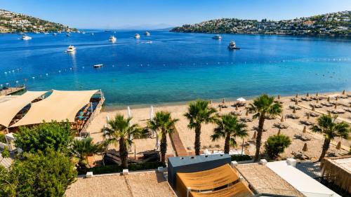 Vista exterior, Mercans Bodrum Beach Hotel in Gündoğan