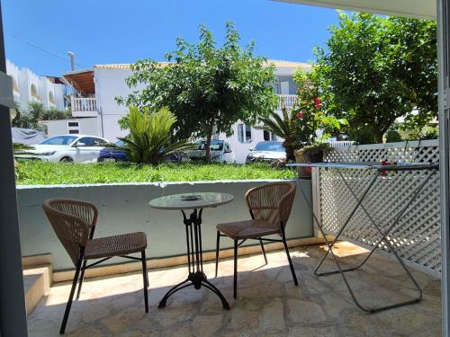Varanda/terraço, Vrachos Beach Hotel in Paralia (Fanari)