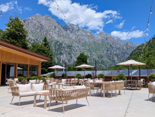 Ресторан, AMZA Valbona Mountain Retreat in Вальбона