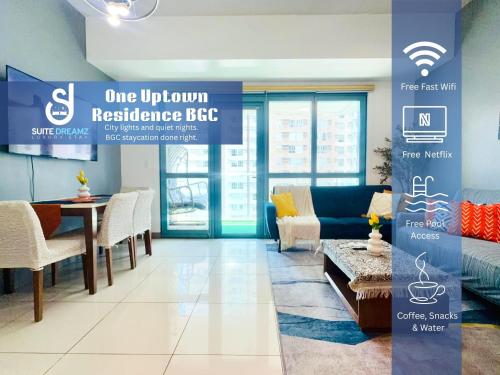 FREE Welcome Breakfast, BIG BGC 2BR, Great for 6, Steps to Mitsukoshi, 300Mbps Fiber 25R, Манила