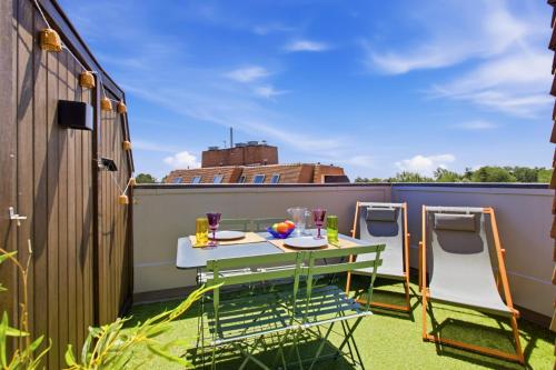cabourg, 1 chambre, terrasse, 2 voyageurs