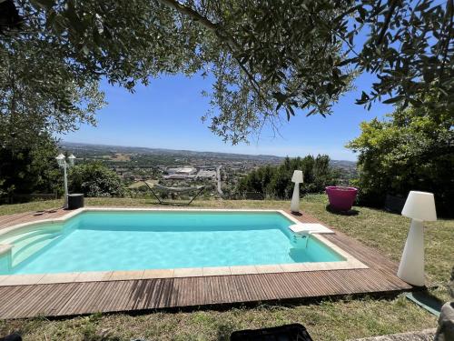 Maison avec piscine et vue panoramique